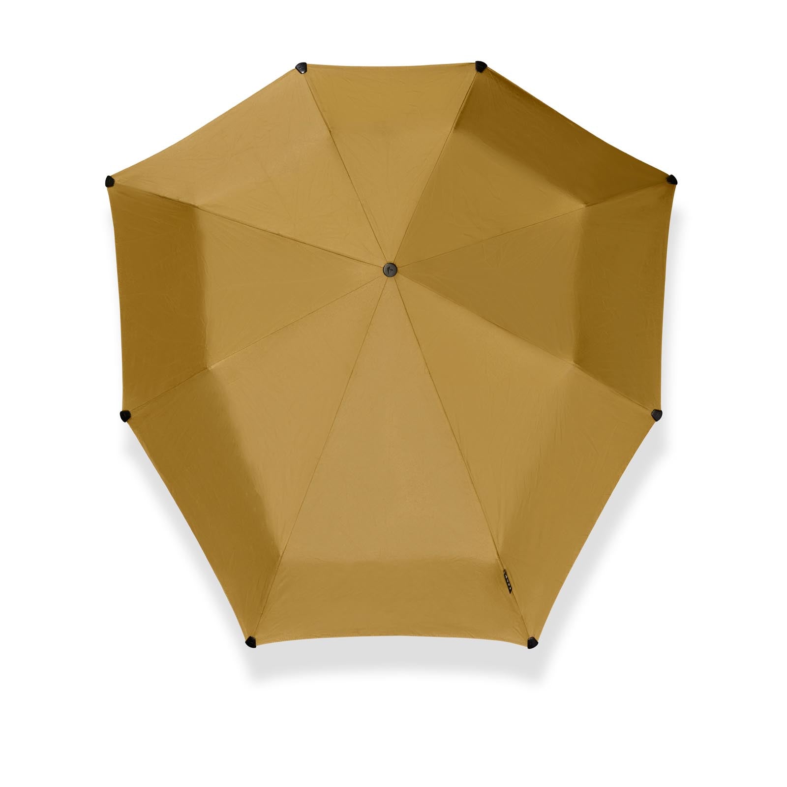 senz mini stormparaply, golden palm, oppefra