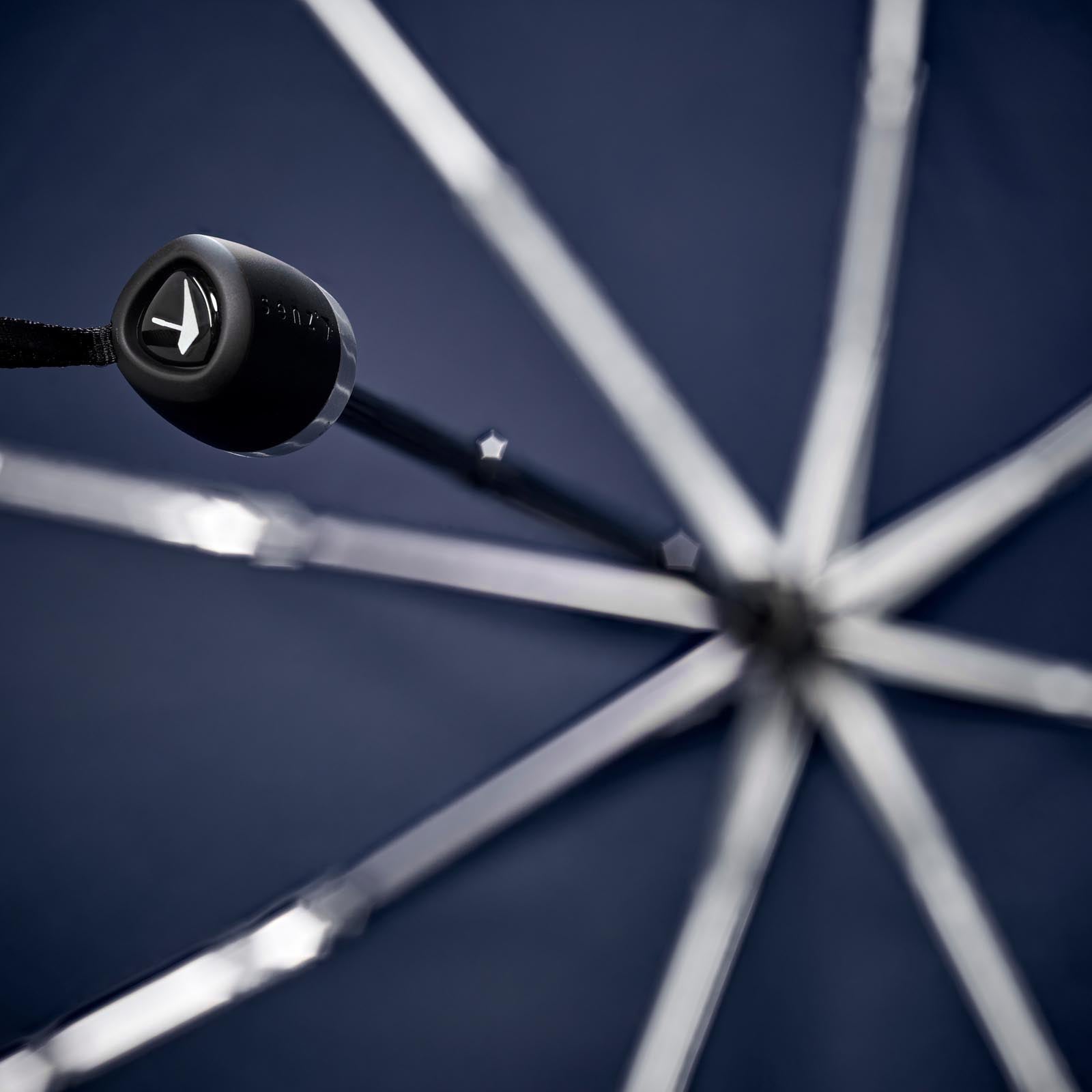 senz automatic stormparaply mini, navy, forneden