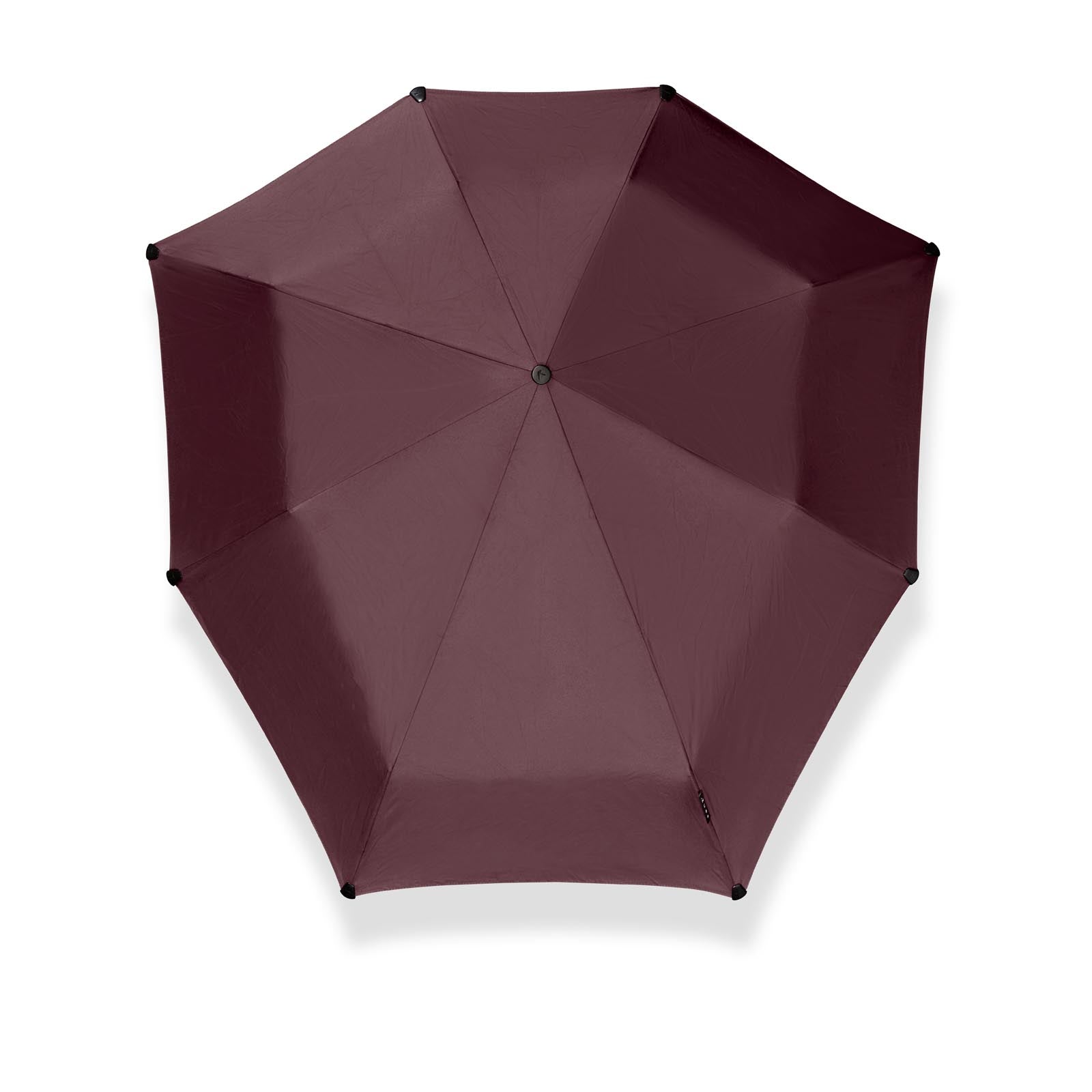 senz mini automatisk stormparaply, aubergine