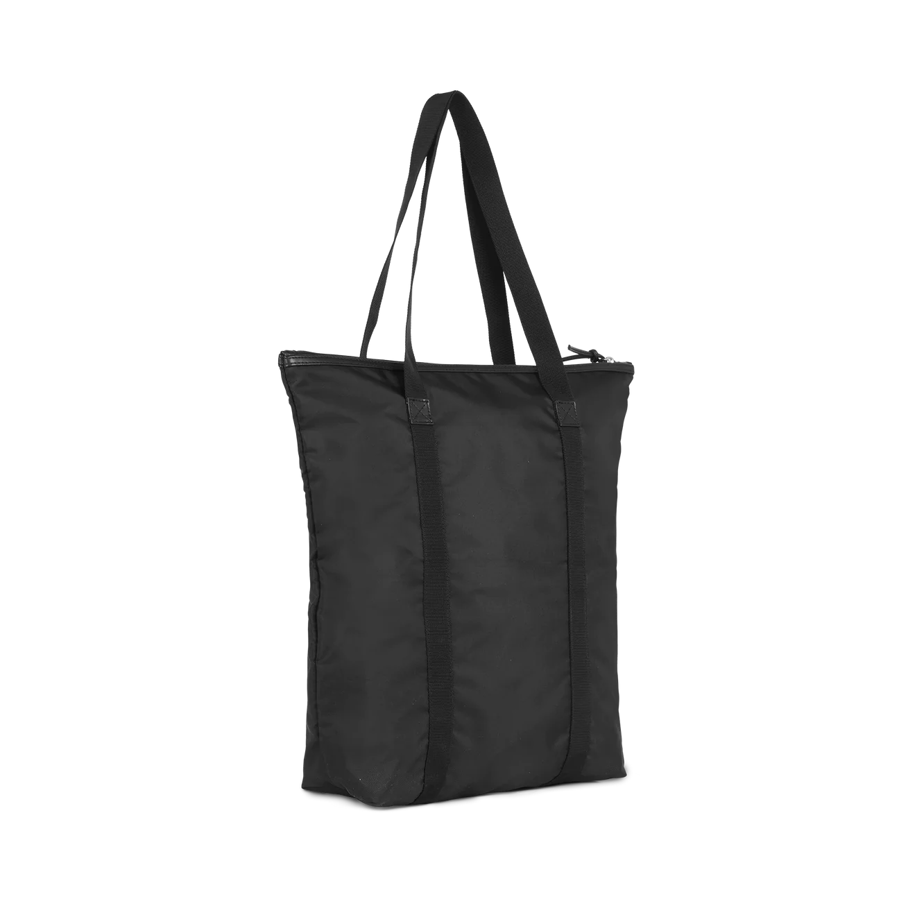 day recycled totebag i sort set skråt fra siden