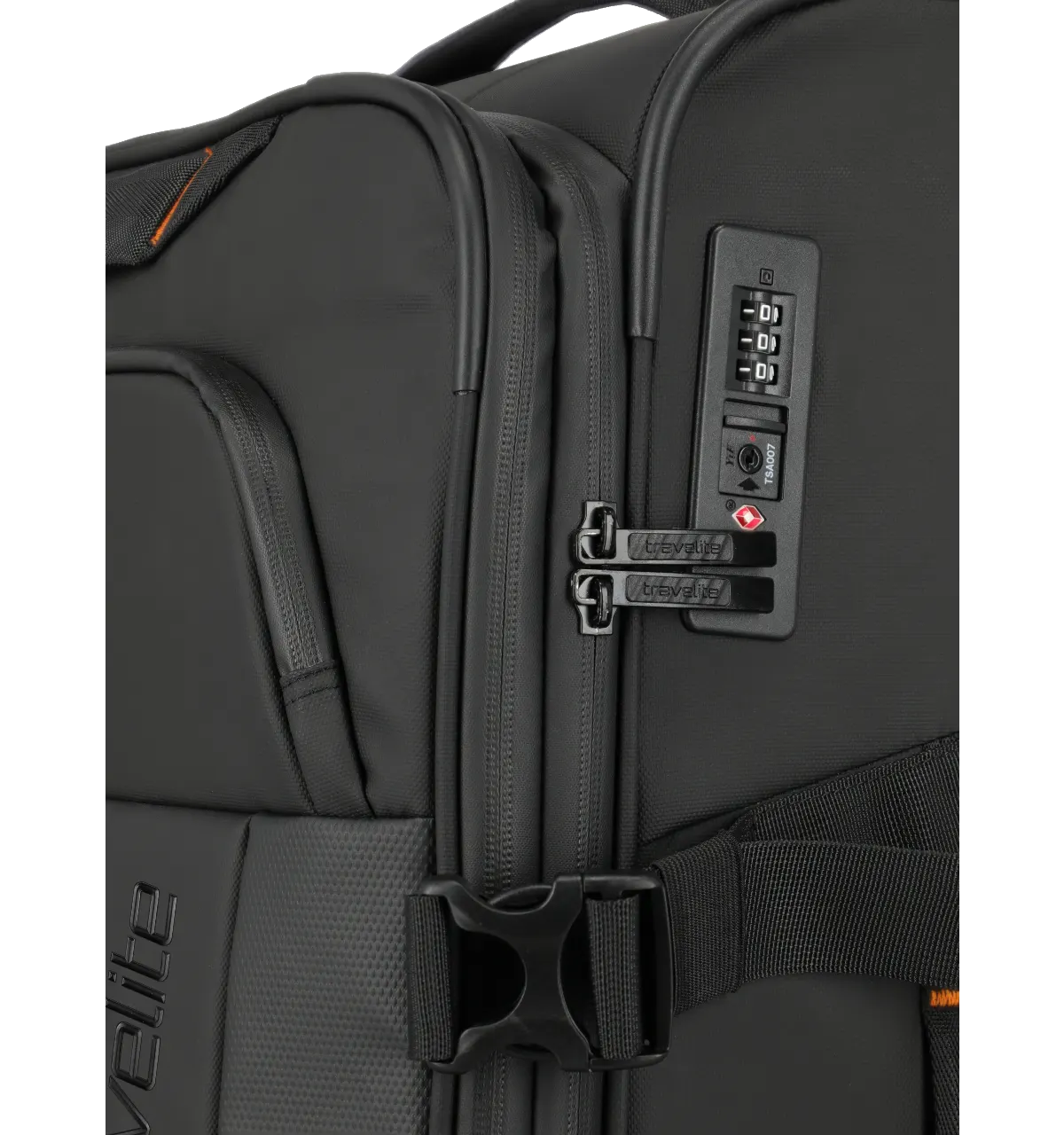 travelite briize sort kuffert, detaljer