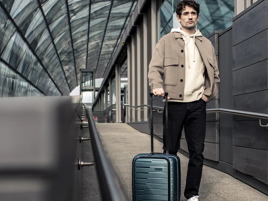 Travelite kuffert med lås