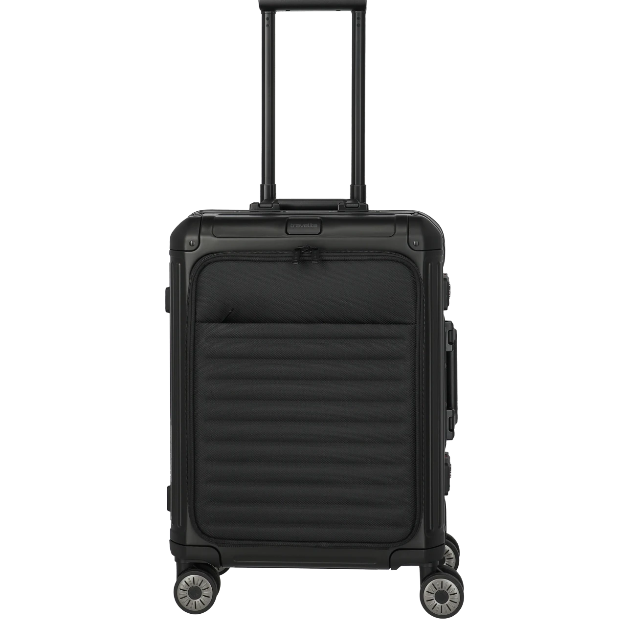 travelite next business trolley med frontlomme. sort