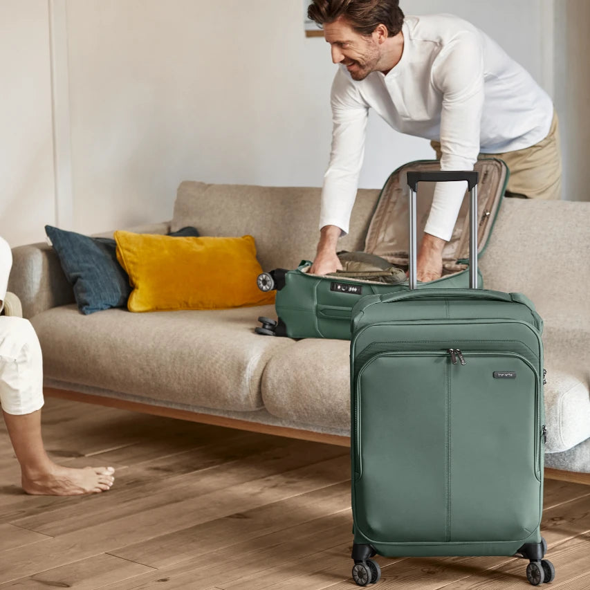 Travelite Priima Medium Kuffert Olivengrøn, miljø