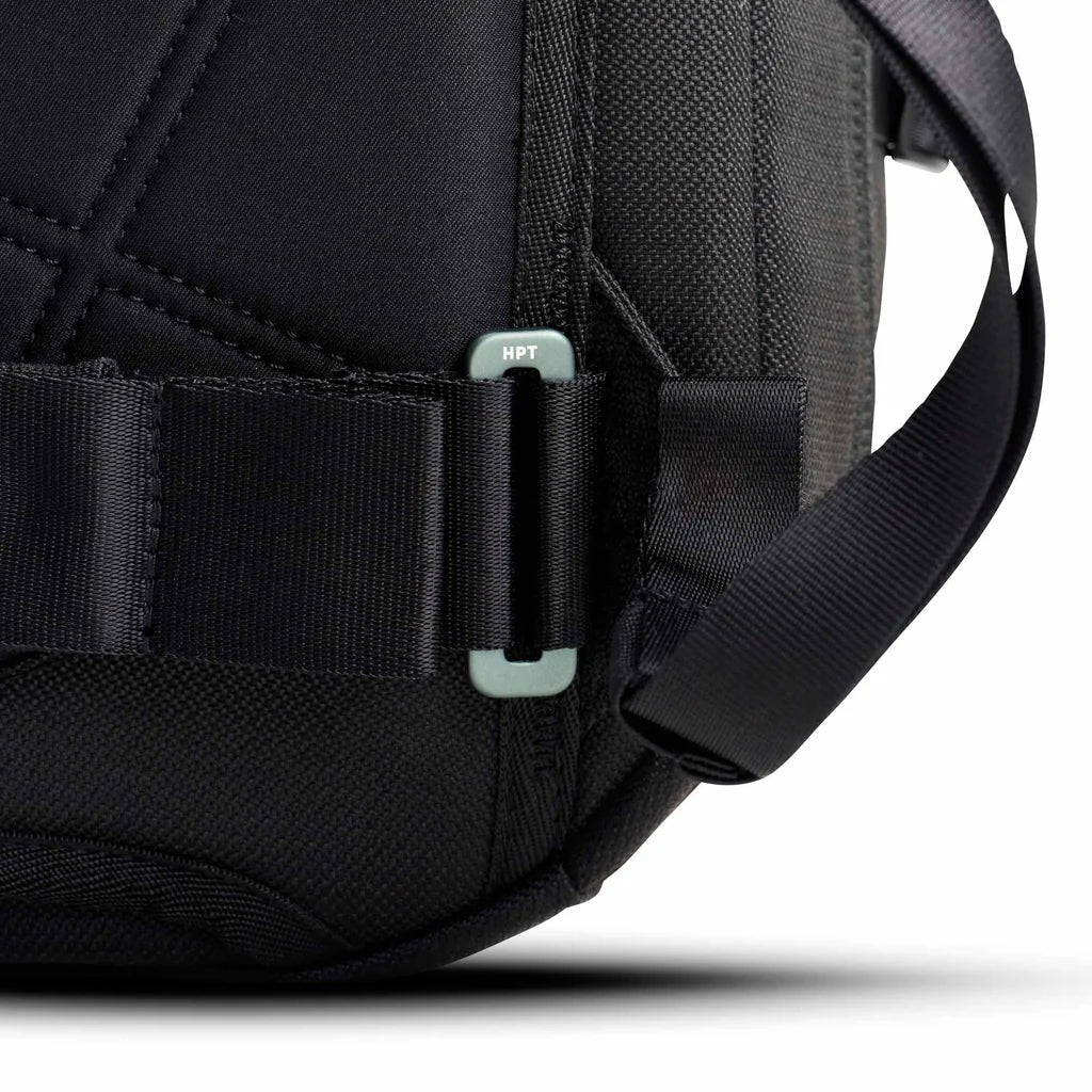 Heimplanet 34 liter rejserygsæk sort, hofterem