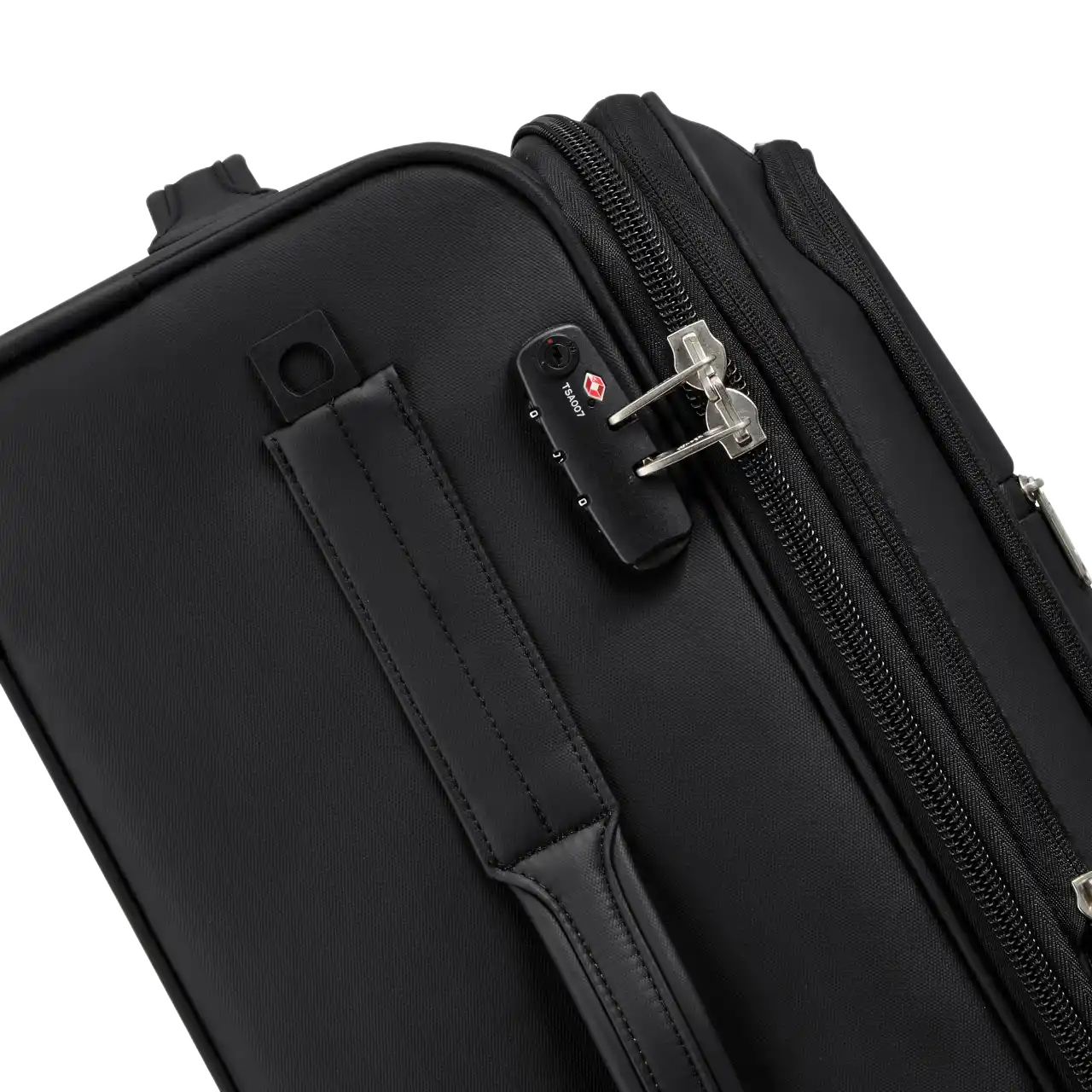 Delsey Dita Sort 69 cm kuffert, detalje I TheTraveller