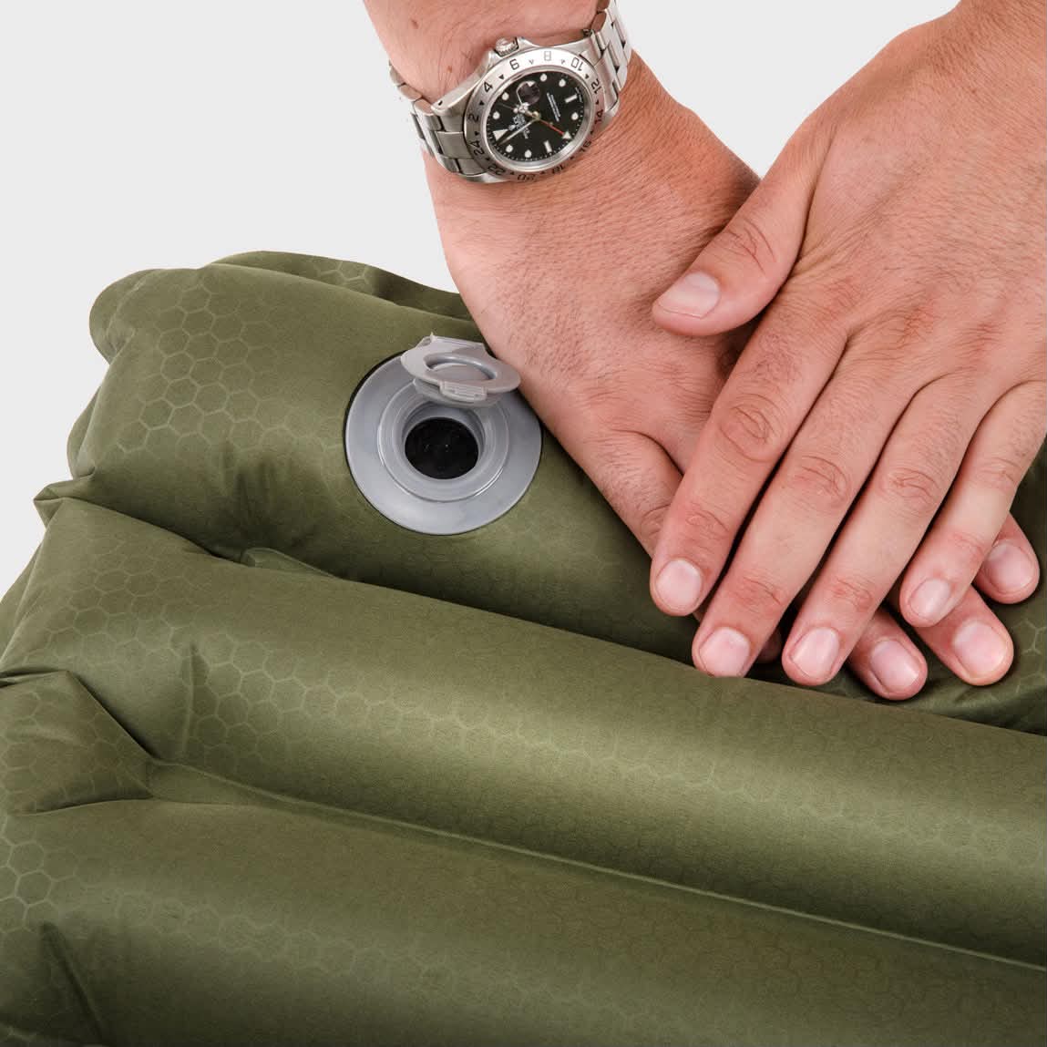 Snugpak luftmadrass med indebygget fodpumpe