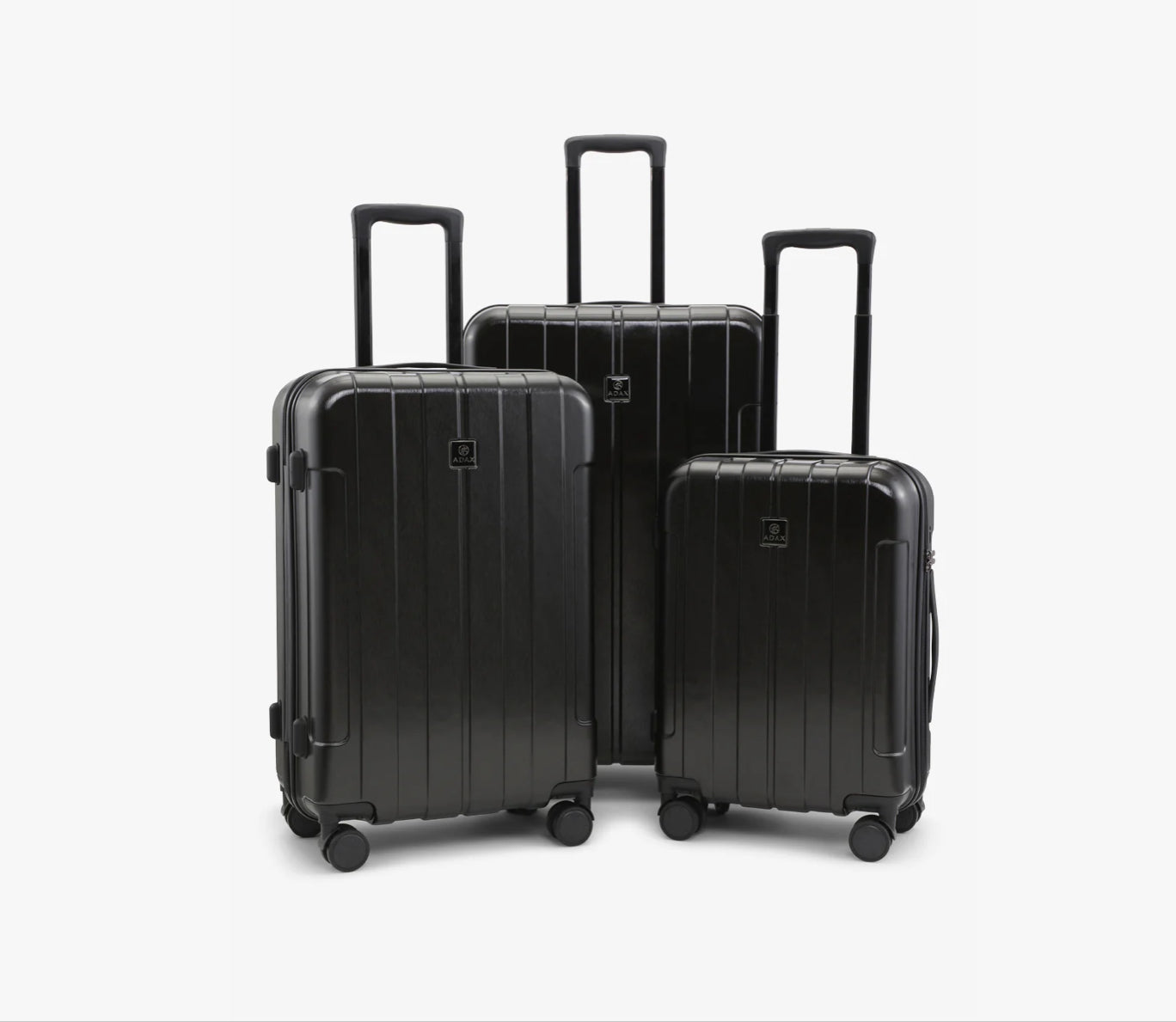 Adax tre kuffertstørrelser, sort
