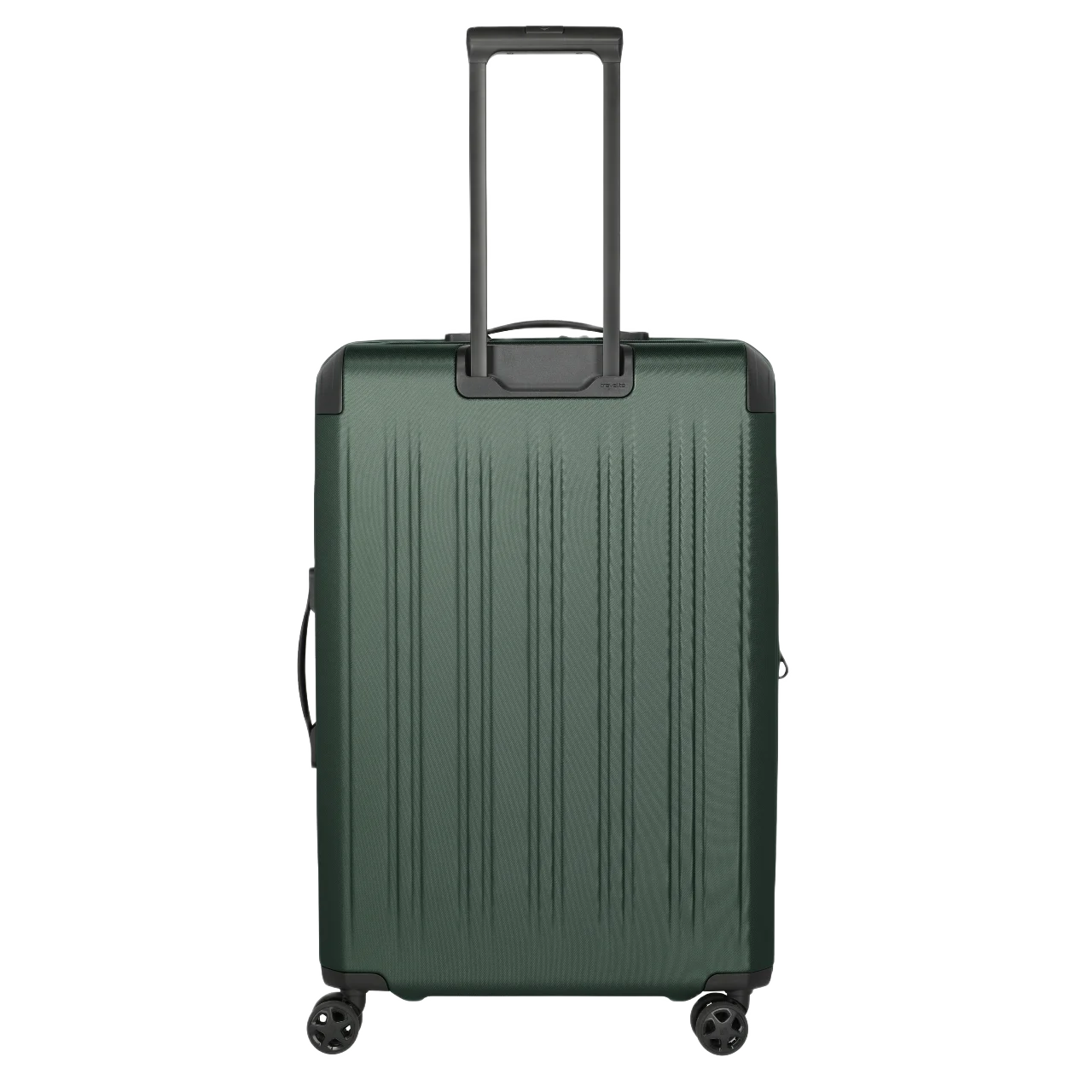 travelite dynamiic stor grøn kuffert , bagfra