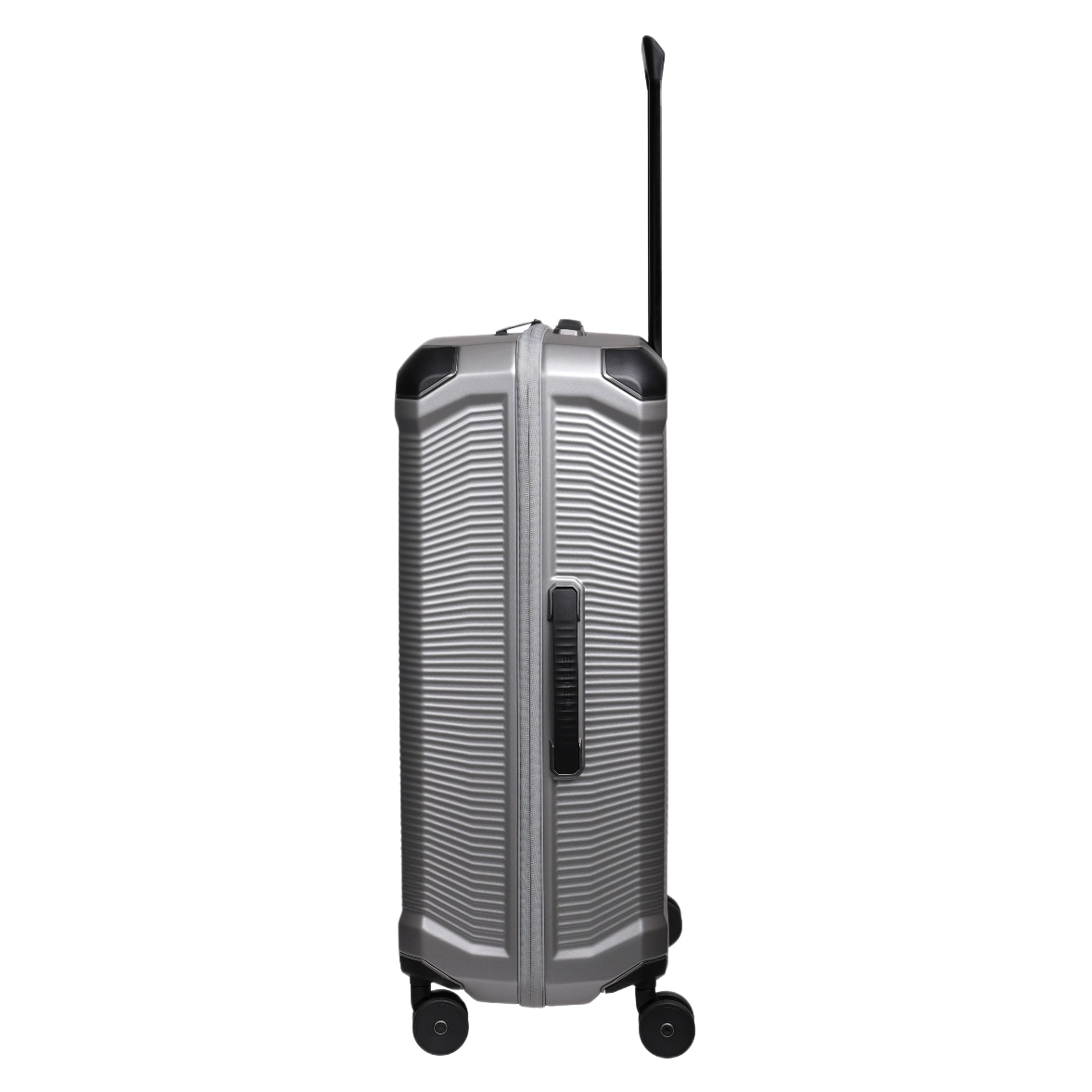 travelite Millenium storkuffert, sølv, fra siden