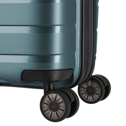 travelite Air Base Slim KLM og Air France kabinekuffert, ice blue, hjul