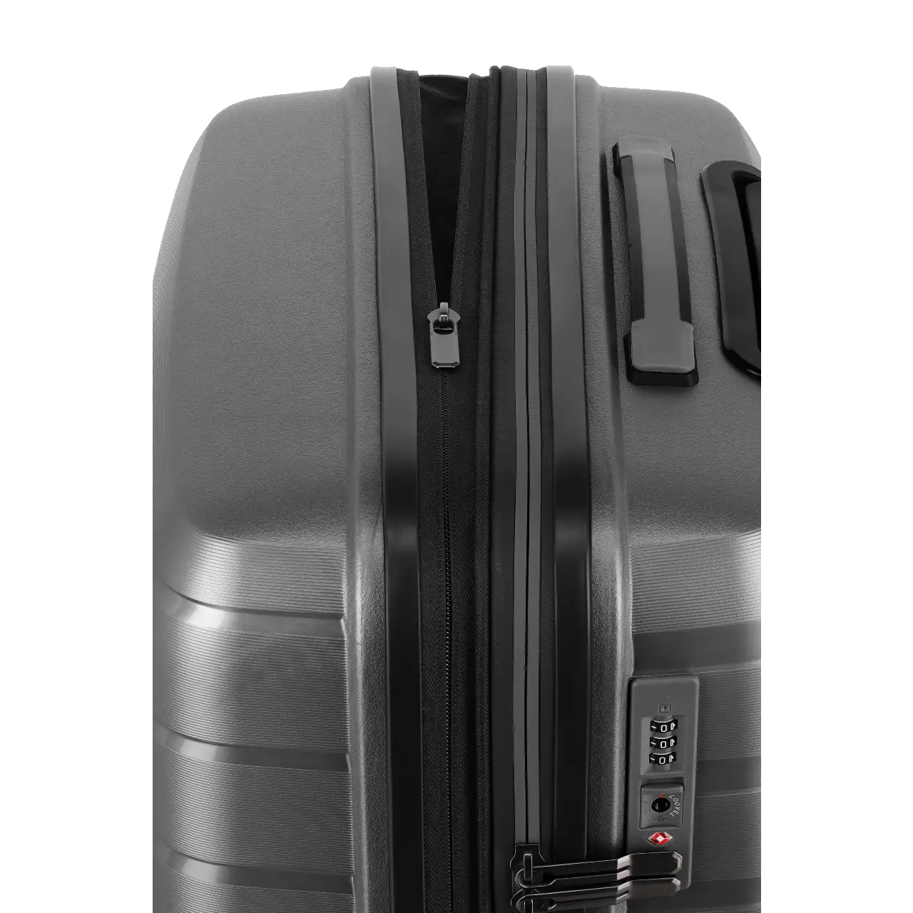 travelite Air Base medium kuffert antracit farve, lås