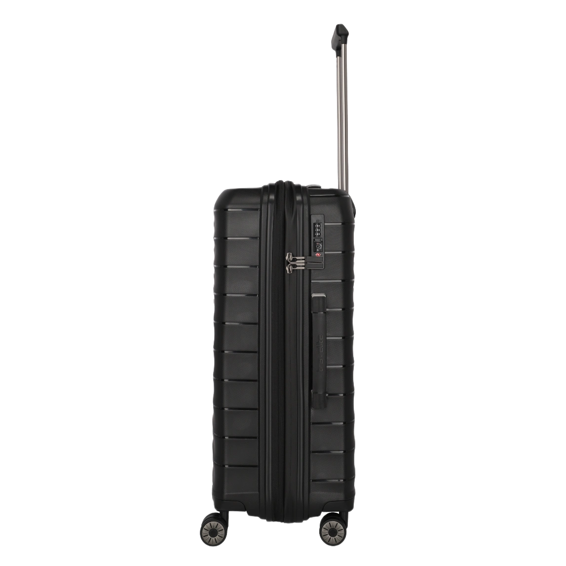 travelite mooby medium sort kuffert, fra siden