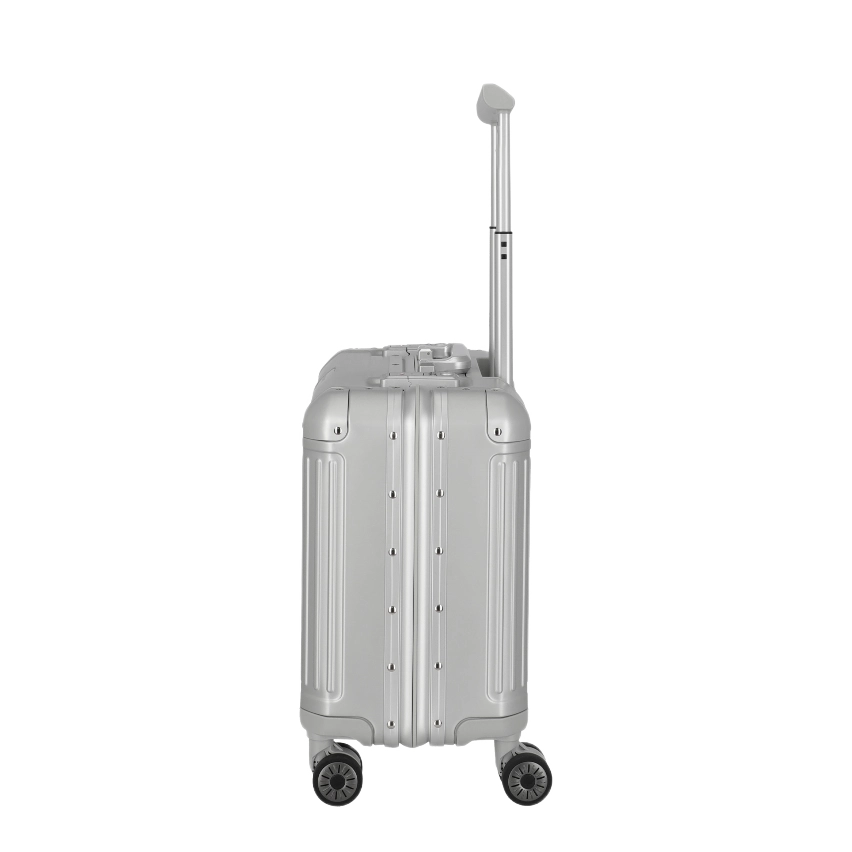 travelite next 4w business trolley silver. siden