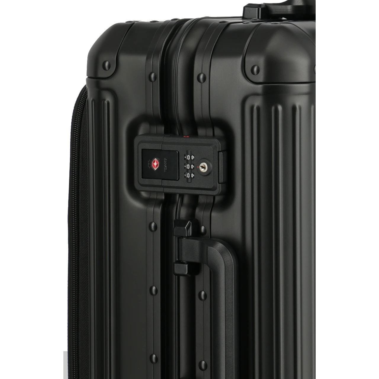 travelite next business trolley med frontlomme. sort, lås