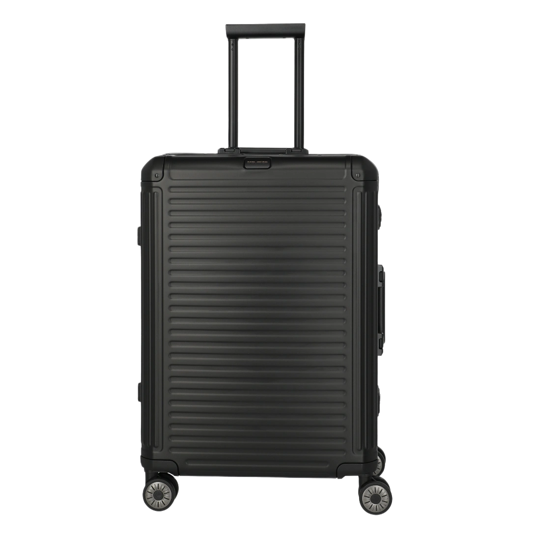 Travelite Next 2.0 aluminiumskuffert medium, sort