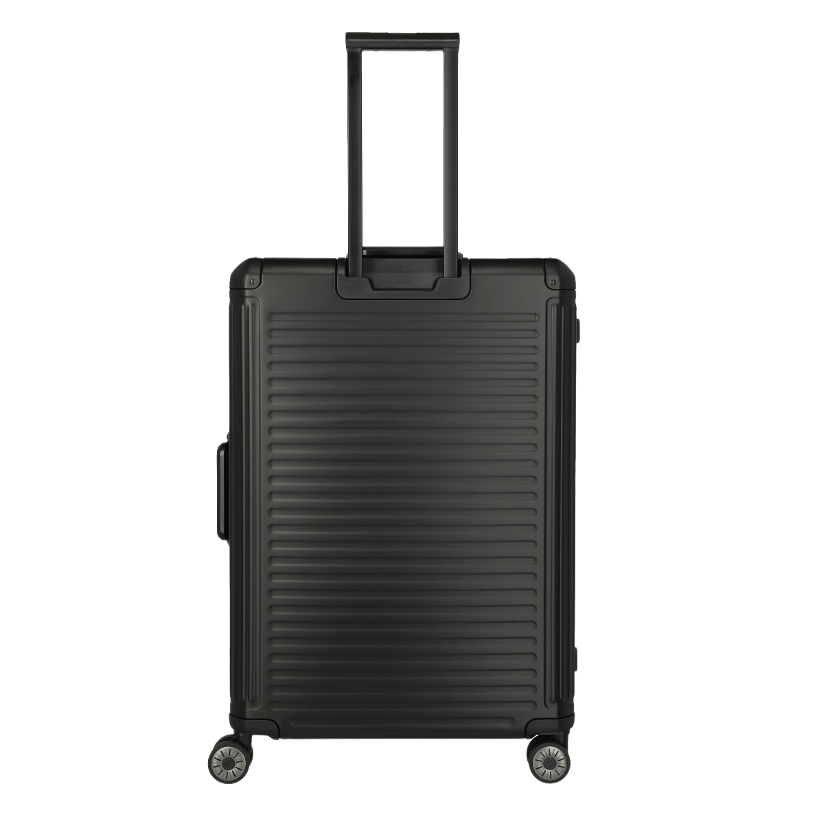 travelite next 2.0 stor aluminium kuffert, sort, bagfra