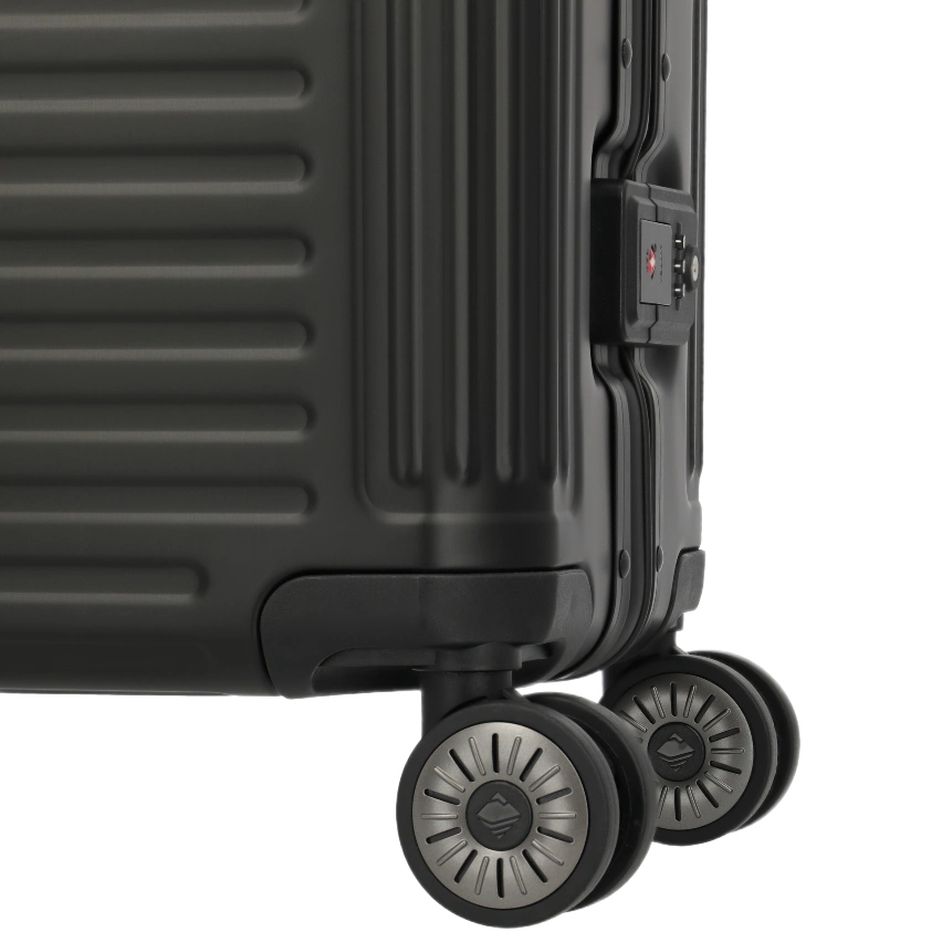 travelite Next 2.0 Aluminium Stor Kuffert - Mat Sort