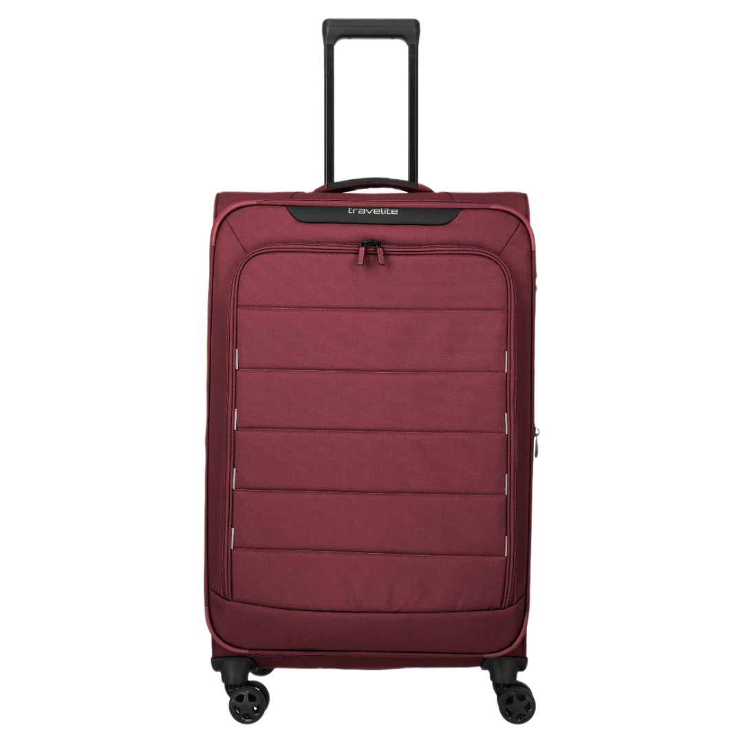 travelite skaii stor rød kuffert