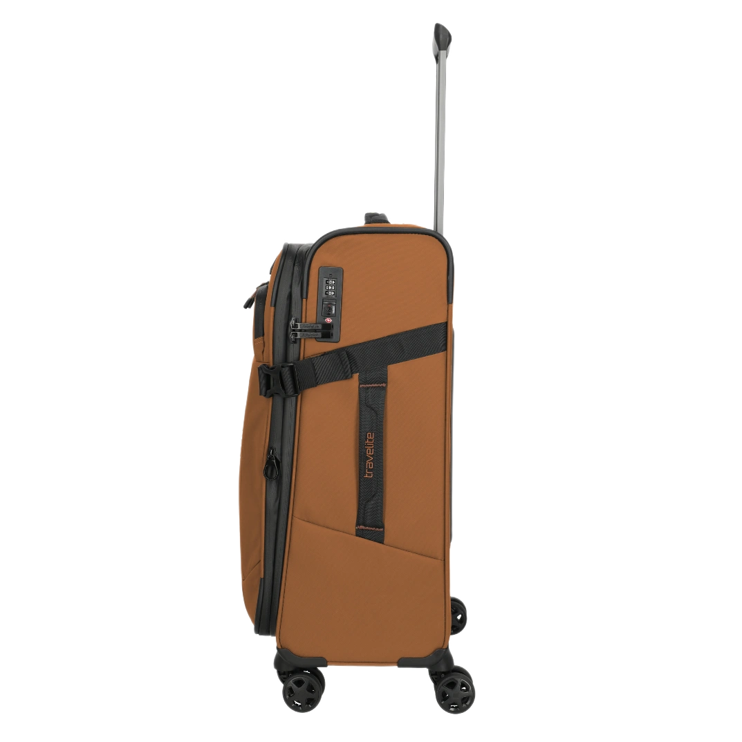 travelite Briize curryfarvet medium kuffert,fra siden