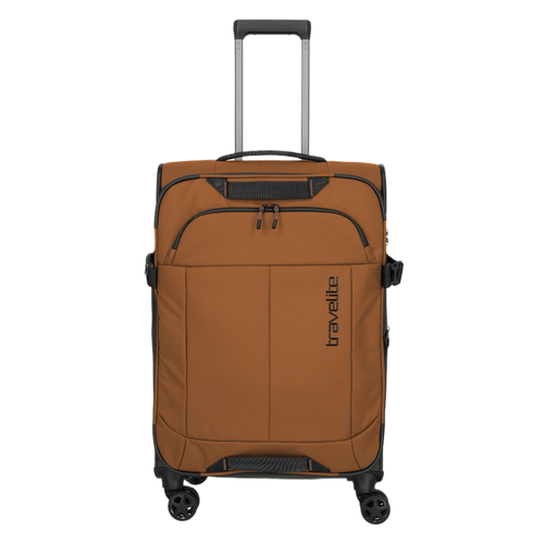 travelite Briize medium vandafvisende softcase kuffert – Curry