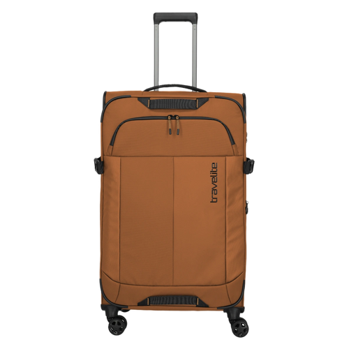 travelite Briize Stor Vandafvisende kuffert m/Ekspansion - Curry