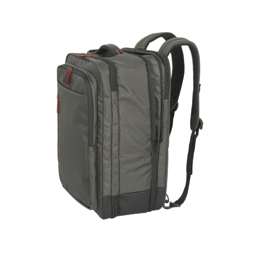 travelite crosslite boardbag olivengrøn, bagfra