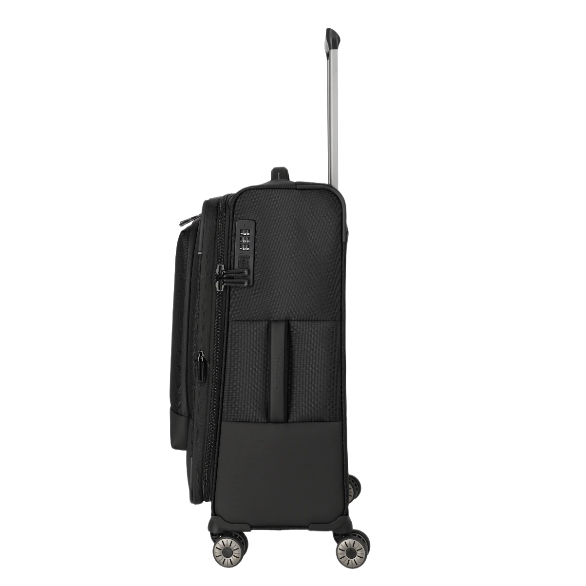 travelite Crosslite medium kuffert, sort, fra siden