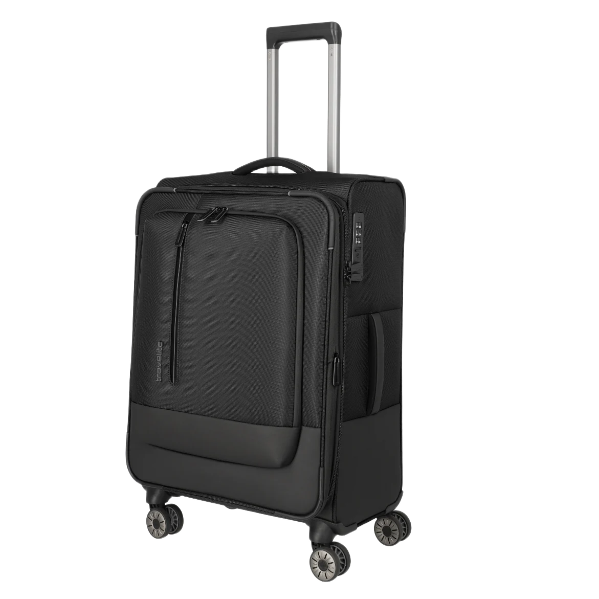 travelite Crosslite medium kuffert, sort
