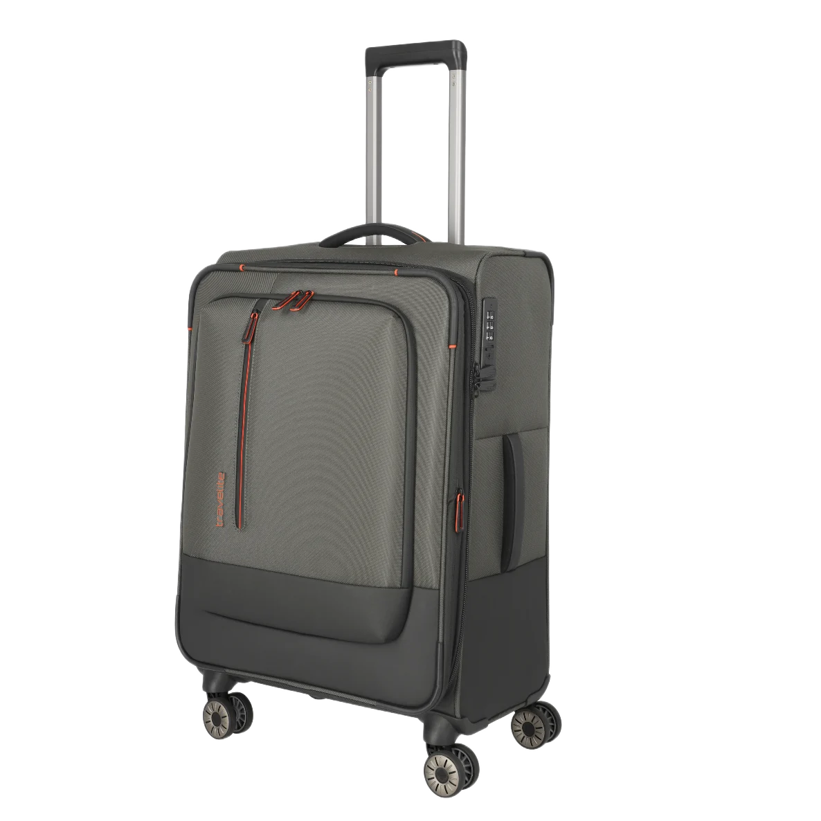 travelite crosslite kuffert med ekspansion, oliven