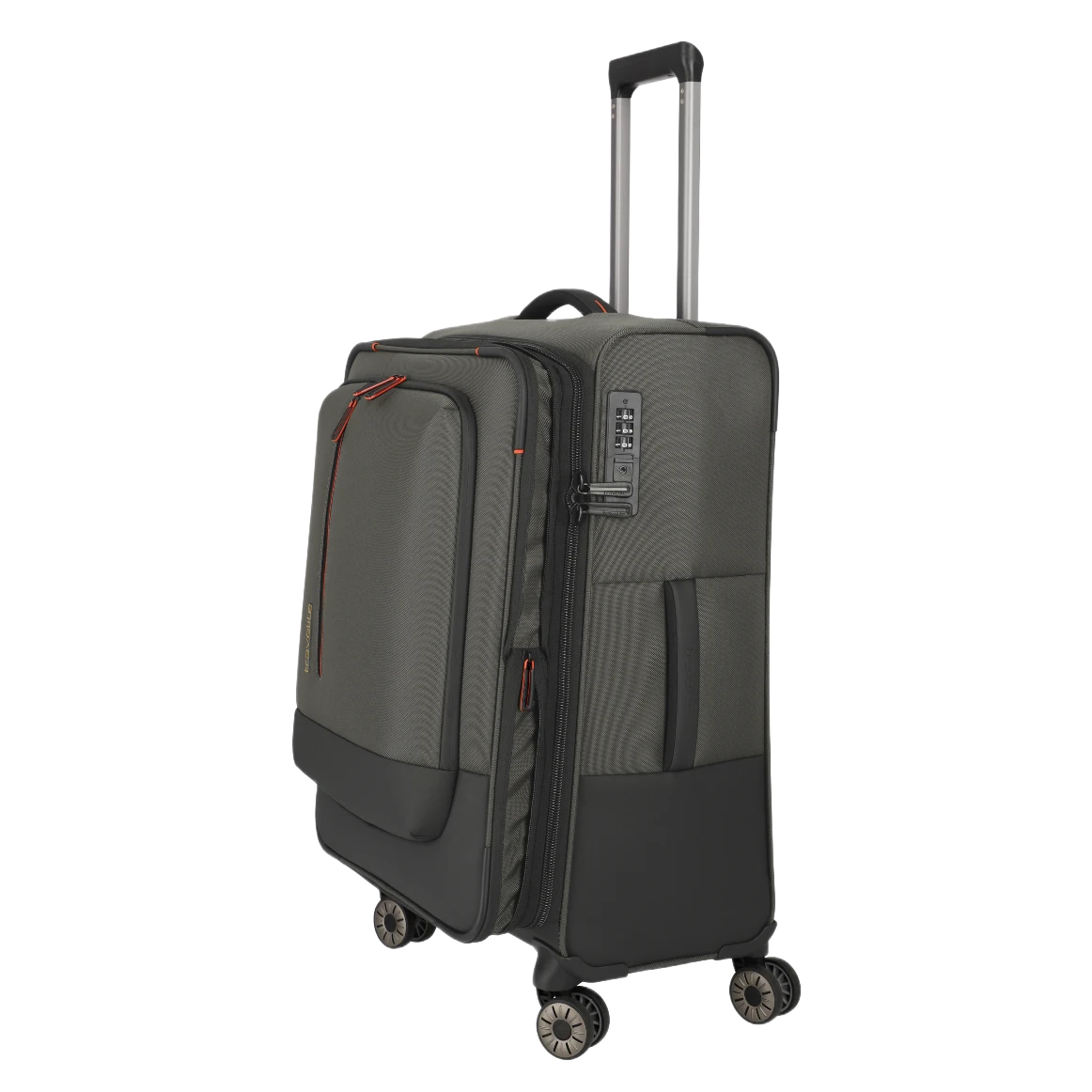 travelite crosslite kuffert med ekspansion, oliven