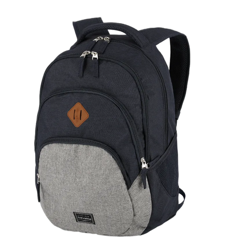 Travelite Basics Melange Rygsæk-Grå/Blå