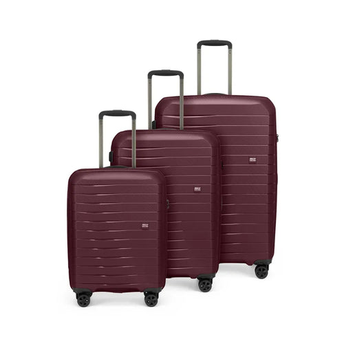 Airbox AZ18 Letvægts Kuffertsæt - Cranberry Red