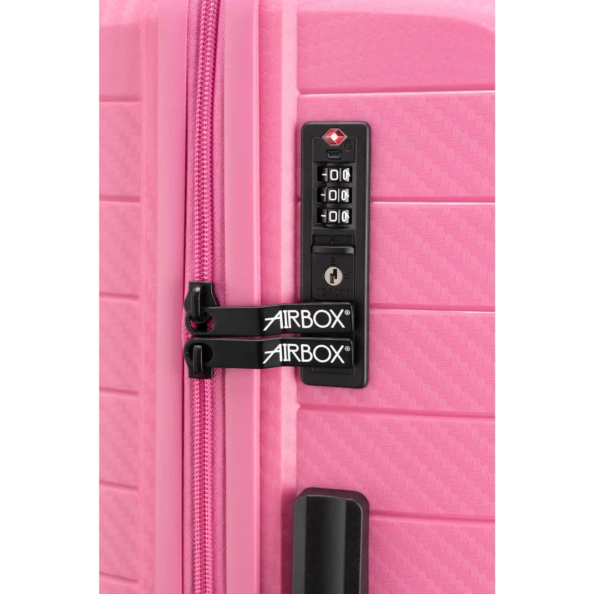 Airbox AZ18 stor pink kuffert, TSA-lås