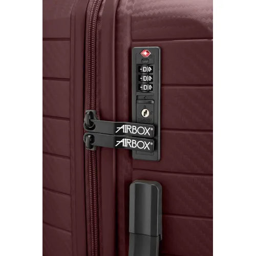 Airbox AZ18 Letvægts Kuffertsæt - Cranberry Red
