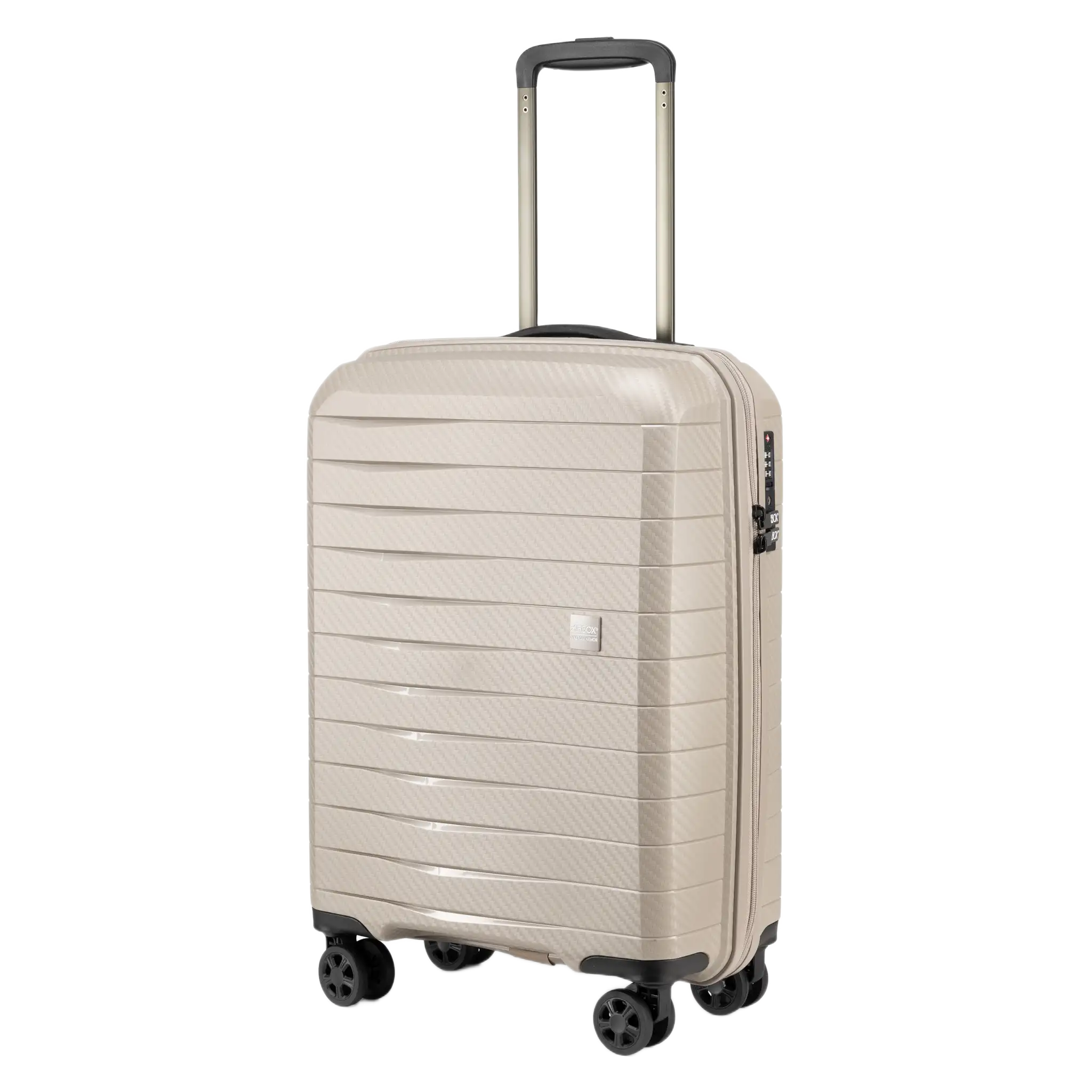 Airbox AZ18 kabinekuffert, champagne, skråt forfra