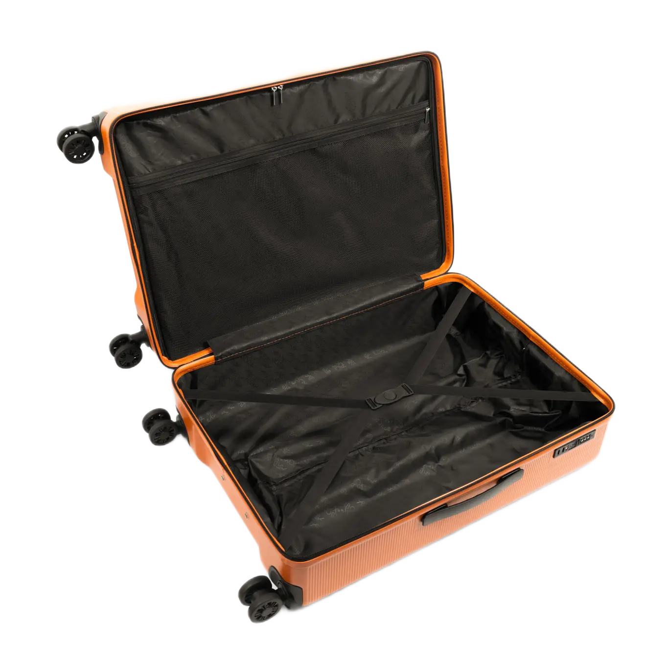 Airbox A26 Stor 75 cm Orange kuffert, åben
