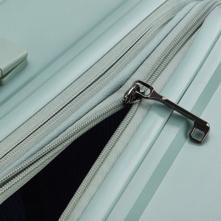 Delsey Lutece stor sage grøn kuffert, 76 cm, sikkerhedslynlås