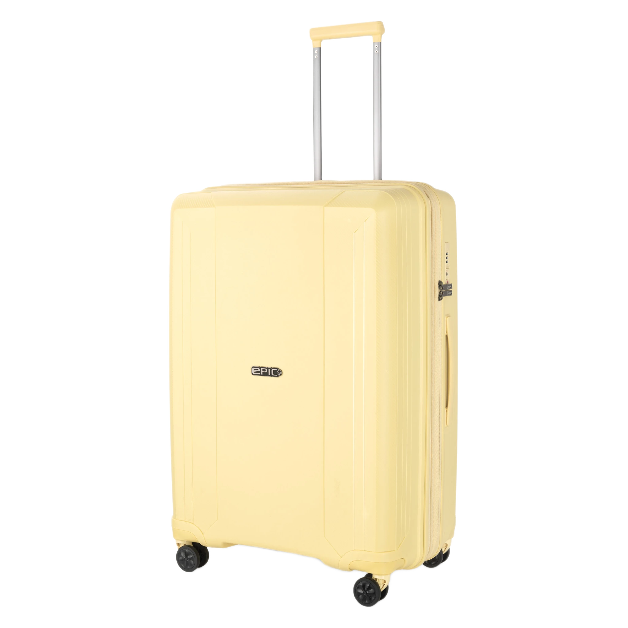 Epic  Anthem  gul 73 cm kuffert, forfra fra siden
