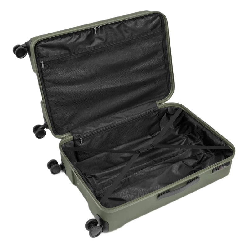 Epic Airwave Neo stor kuffert i farven Martini Olive, åben