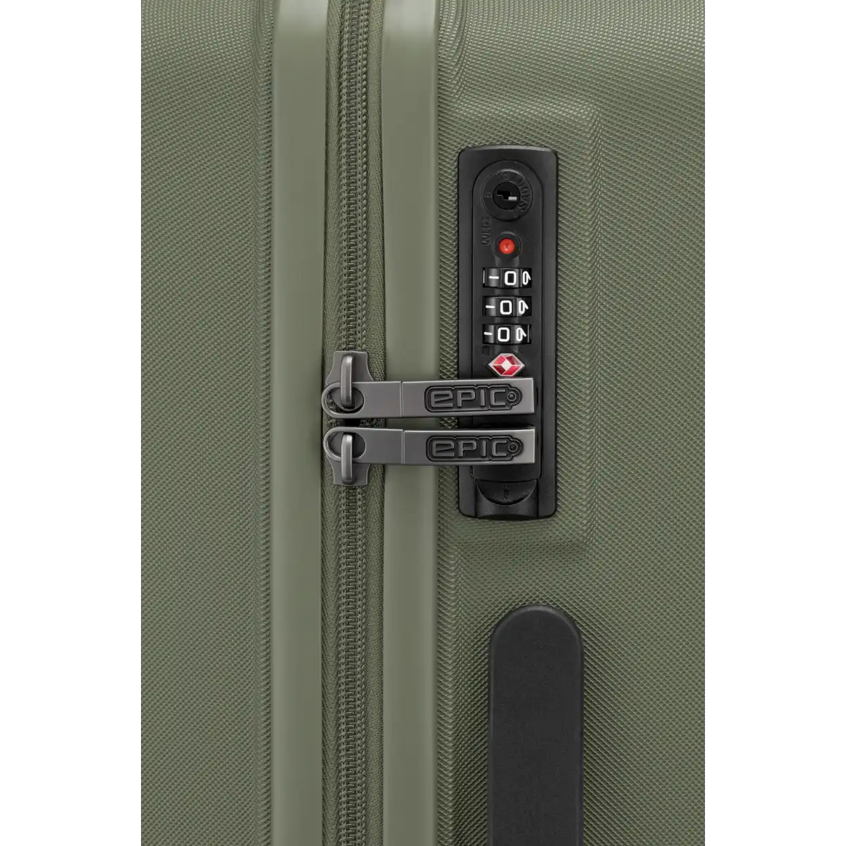 Epic Airwave Neo kuffert i mellemstørrelse i farven MartiniOlive, lås