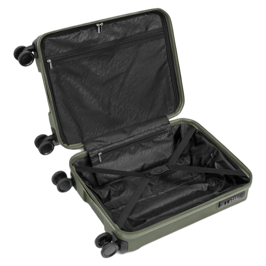 Epic Airwave Neo Kabinekuffert i farven Martini Olive, indvendig