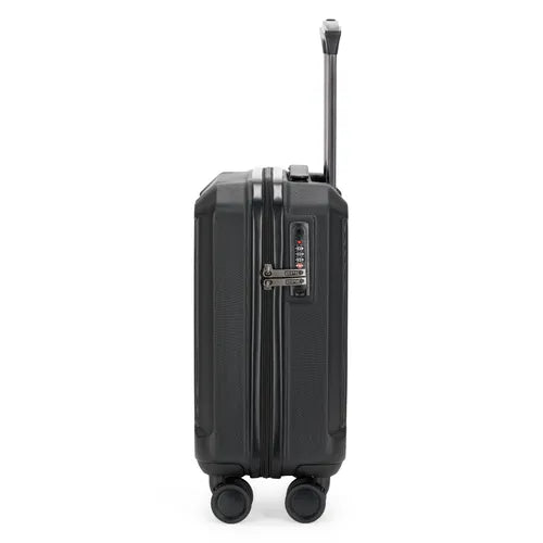 Epic Airwave neo sort lille kabinekuffert 45x35x20 cm, fra siden