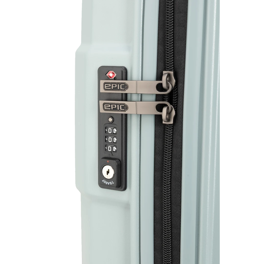 Epic Crate Solids kabinekuffert 55x40x20 cm, Stealth Green, lås