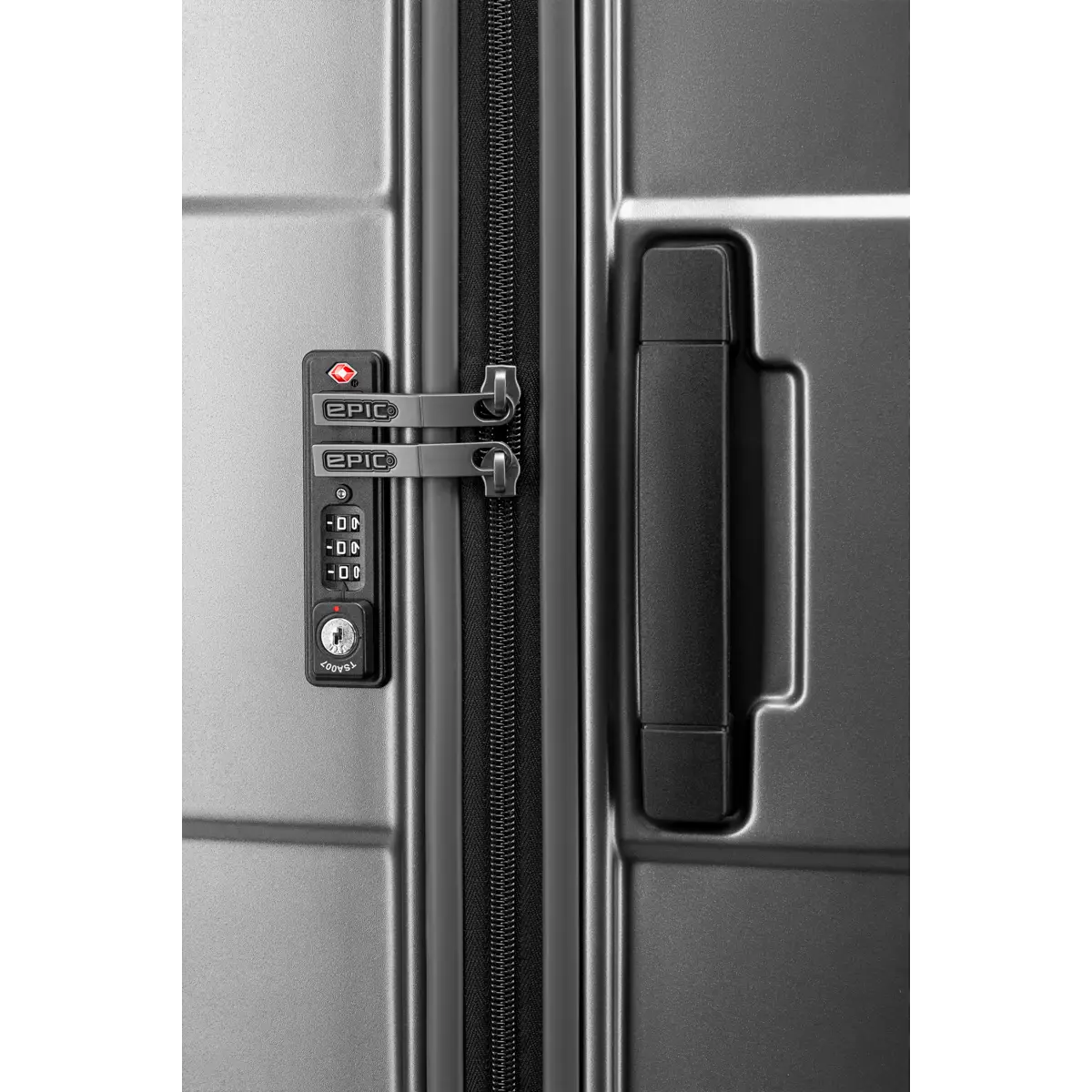 Epic Crate Trunk L 82 cm - Stealth Grey, lås