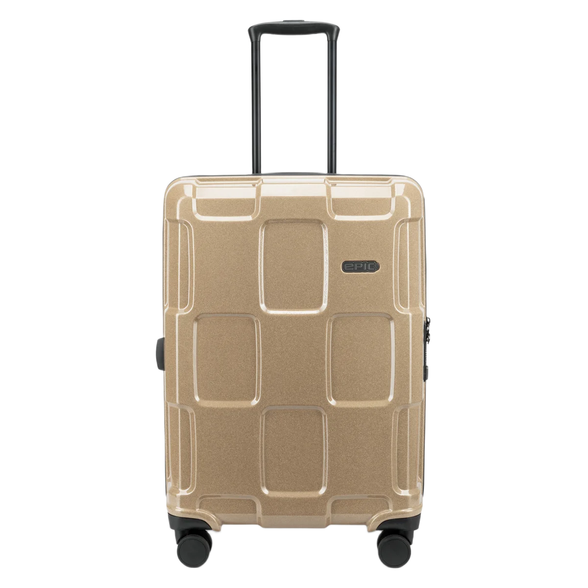 Epic Crate Reflex Evo Medium Kuffert, Gold, forfra