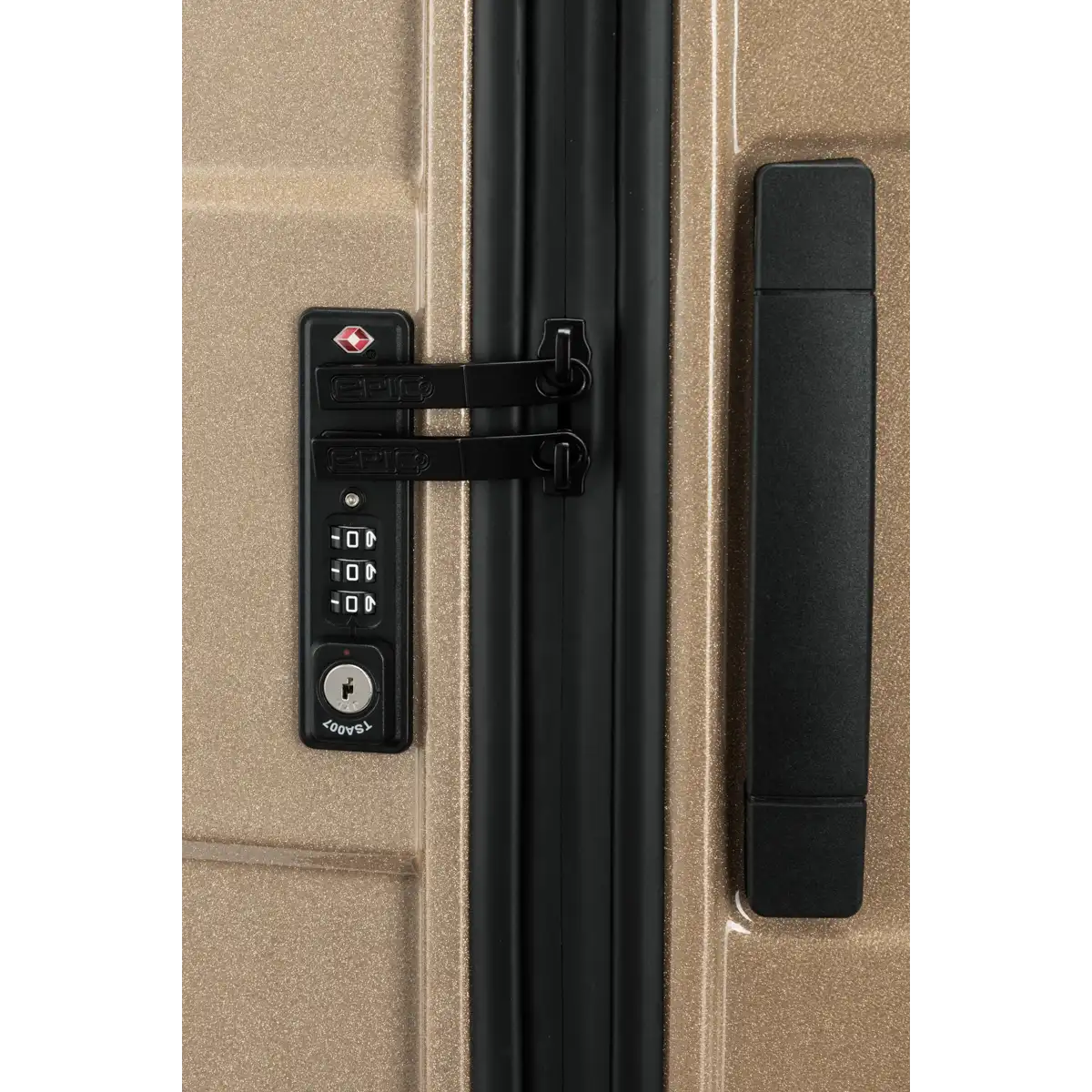 Epic Crate Reflex Evo Medium Kuffert, Gold, lås