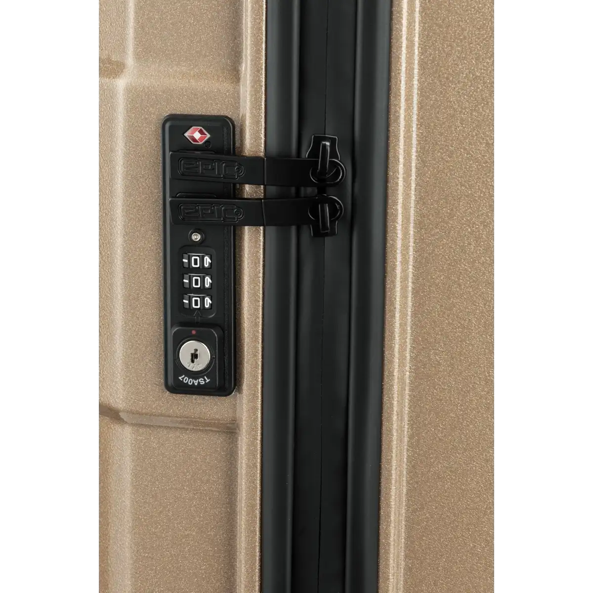 Epic Crate Reflex Evo Kabinekuffert, Gold, lås