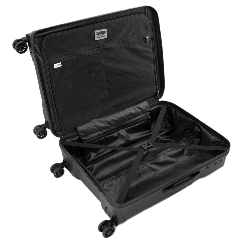 Epic Phantom SL Mellemstor kuffert Anniversary Black, åben