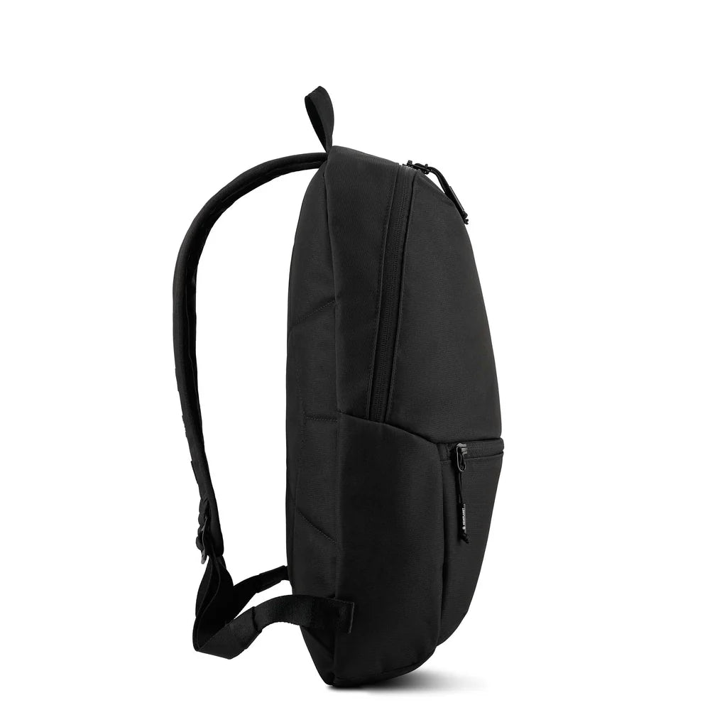 Sort Heimplanet Mono Rygsæk, fra siden